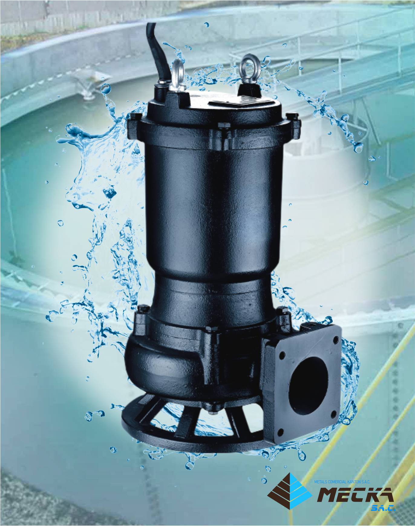 Bomba sumergible aguas residuales Meckasac