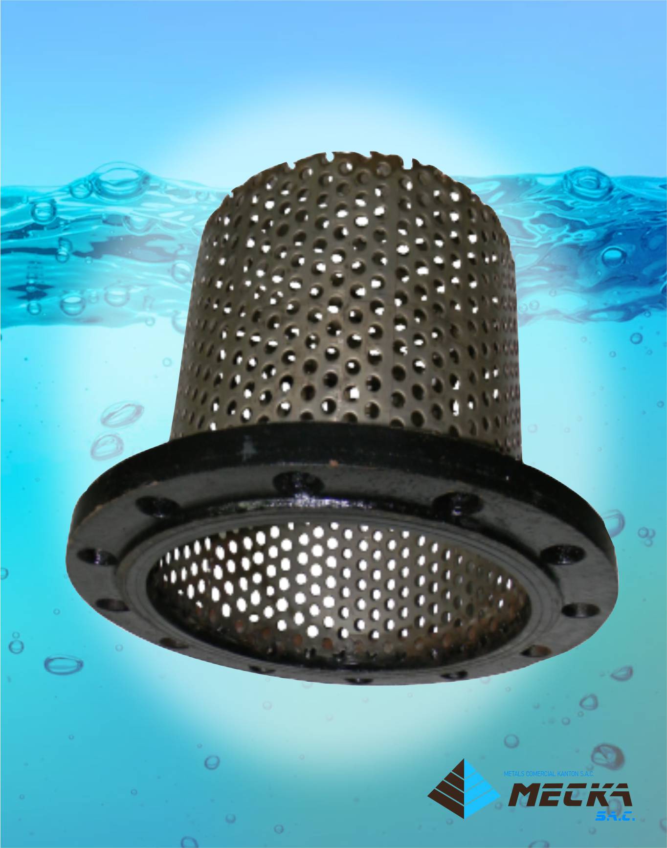 canastilla de acero inoxidable 