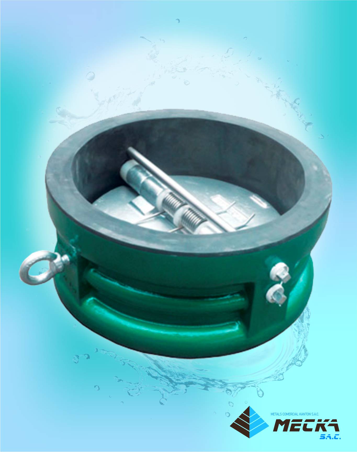 valvula check duocheckwafer minera meckasac